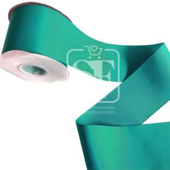 Rollo de Listón 7.5cm Acordonado Jade