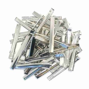 Ciento de Pinza Silver Cocodrilo de 9.6cm Reforzada