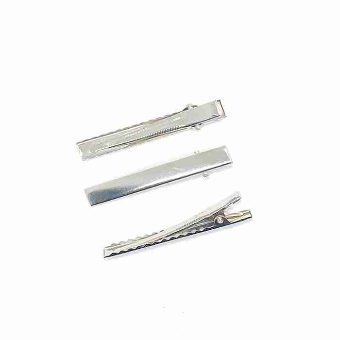 Unidad de Pinza Silver tipo cocodrilo de 5.5cm