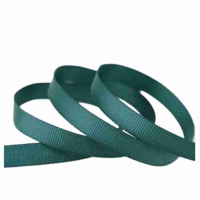 Yarda de 1cm Acordonado Verde Botella