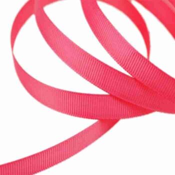 Yarda de 1cm Acordonado Rosa Neón
