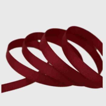 Yarda de 1cm Acordonado Vino Tinto
