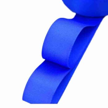 Yarda de Listón Acordonado 3.8cm Azul Rey