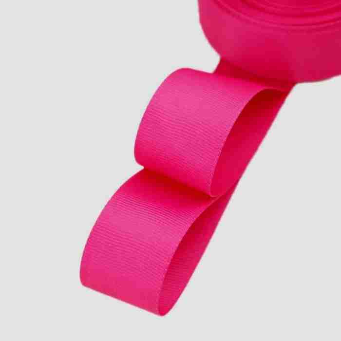 Yarda de Listón Acordonado 3.8cm Fresa