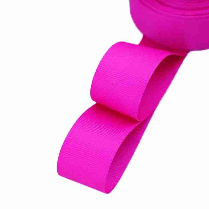 Yarda de Listón Acordonado 3.8cm Fucsia