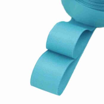 Yarda de Listón Acordonado 3.8cm Turquesa