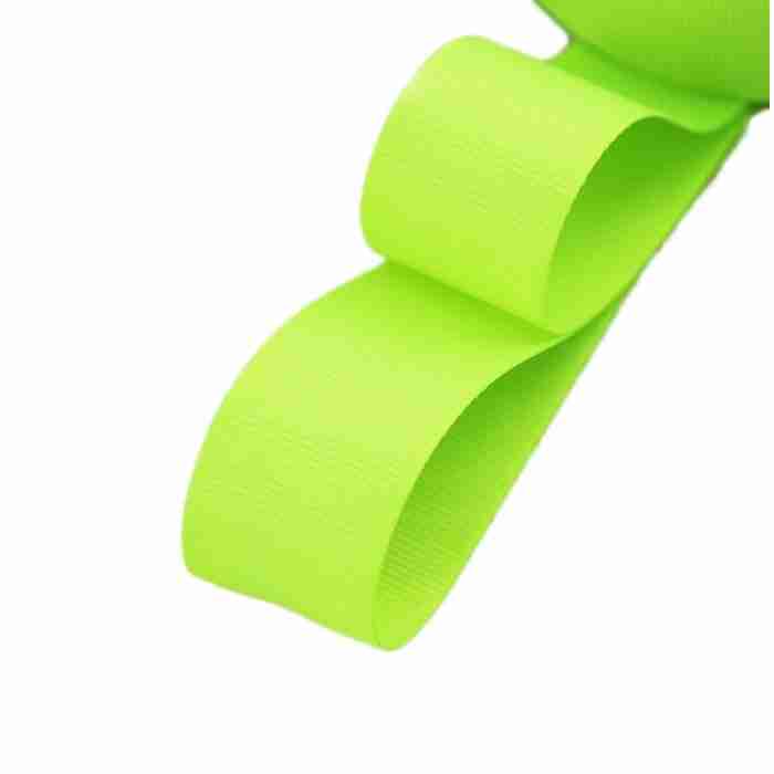 Yarda de Listón Acordonado 3.8cm Verde Neón