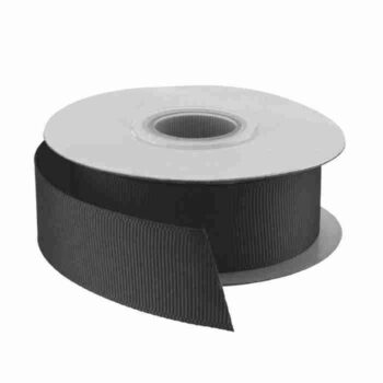 Rollo de Listón 3.8cm Acordonado Negro