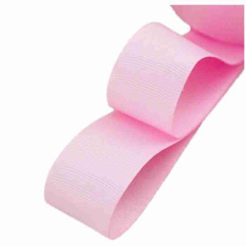 Yarda de Listón Acordonado 3.8cm Rosa Bebé
