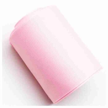 Yarda de Listón Acordonado 7.5cm Rosa Bebé