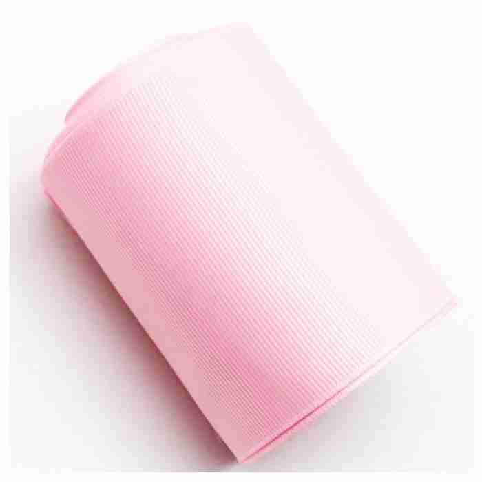 Yarda de Listón Acordonado 7.5cm Rosa Bebé