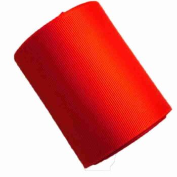 Yarda de Listón Acordonado 7.5cm Rojo