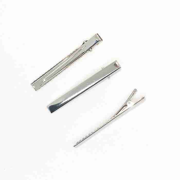 Unidad de Pinza Silver tipo cocodrilo de 7.5cm