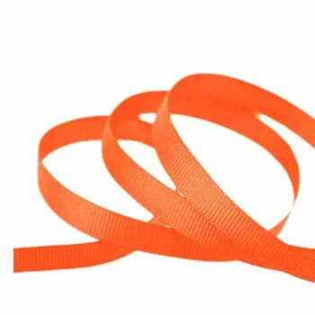 Yarda de 1cm Acordonado Anaranjado Neón