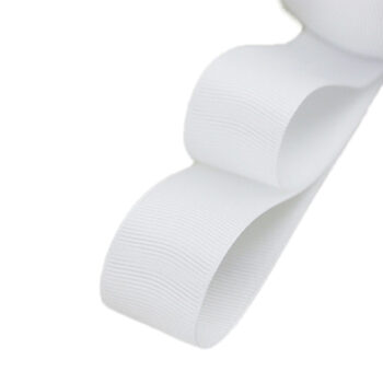 Yarda de Listón Acordonado 3.8cm Blanco