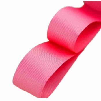 Yarda de Listón Acordonado 3.8cm Rosa Mexicano