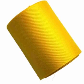 Yarda de Listón Acordonado 7.5cm Amarillo Mango
