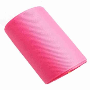 Yarda de Listón Acordonado 7.5cm Rosa Mexicano