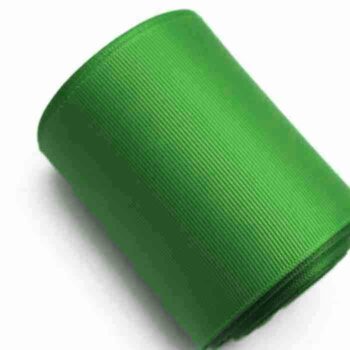 Yarda de Listón Acordonado 7.5cm Verde Bandera
