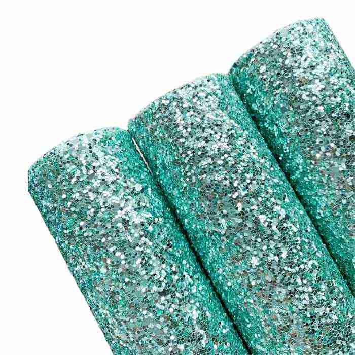 Tramo de Vinil Escarchado Aqua