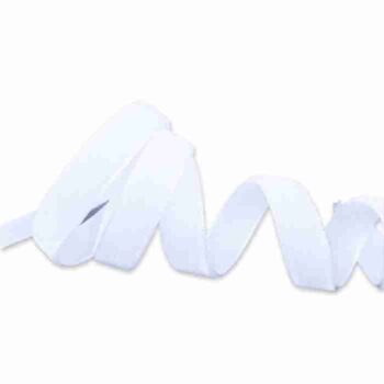 Yarda de ListónTerciopelo 1cm Blanco