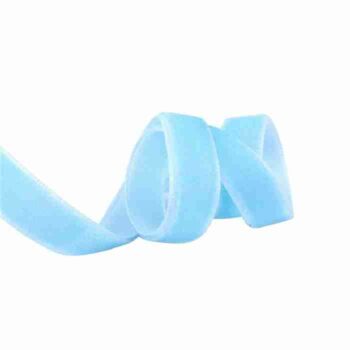 Yarda de ListónTerciopelo 1cm Cielo