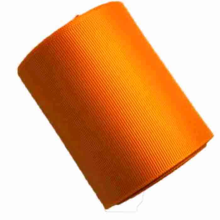 Yarda de Listón Acordonado 7.5cm Anaranjado