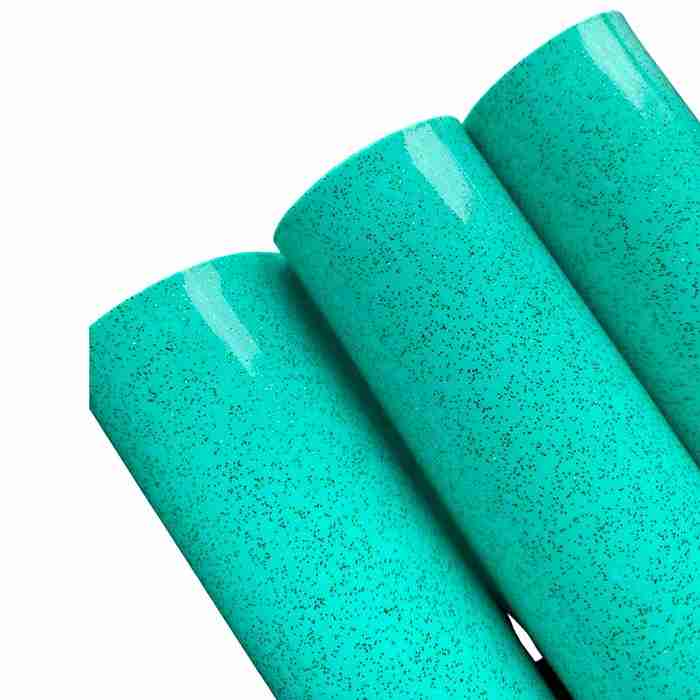 Tramo de Vinil Charol Con Glitter Tropic