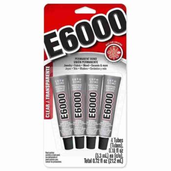 Pegamento E6000 Kit de 4 tubos de 5.3ml