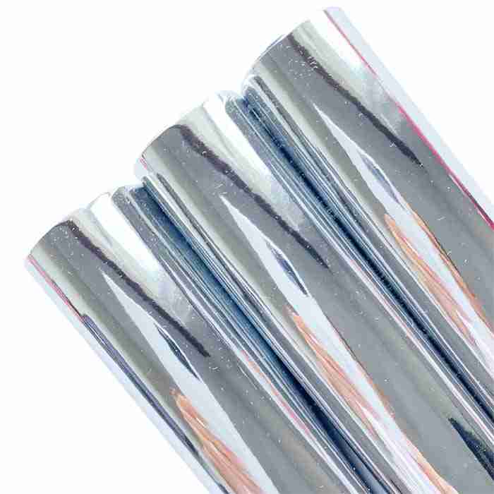 Tramo de Vinil Espejo Plateado