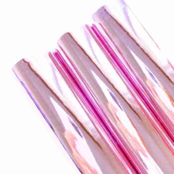 Tramo de Vinil Espejo Rosa Bebé