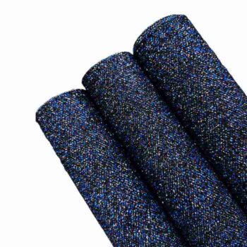 Tramo de Vinil Mini Glitter Negro con Azul