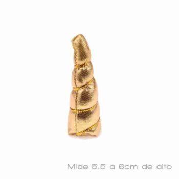 Cuernito Pequeño relleno Dorado