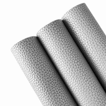 Tramo de Vinil Litchi Gris Nacarado