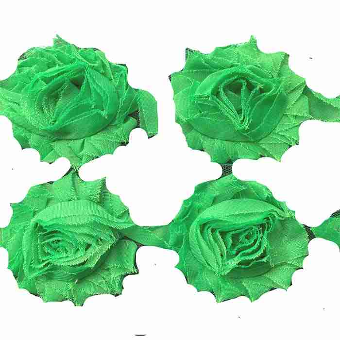 Yarda de Flores Shabby Verde