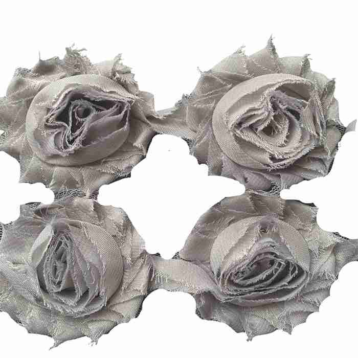 Yarda de Flores Shabby Gris