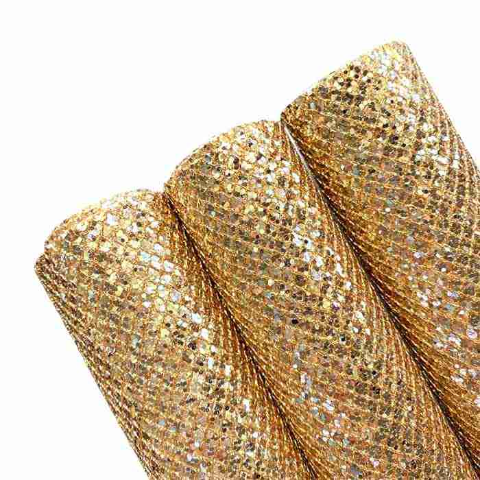 Tramo de Panal Escarcha Dorada - Hilo Dorado