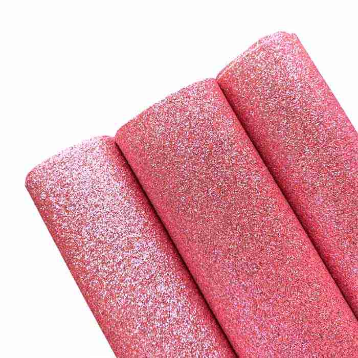 Tramo de Vinil Mini Glitter Rosa Mexicano