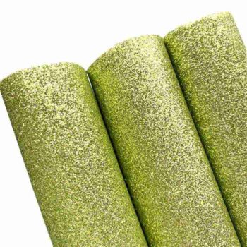 Tramo de Vinil Mini Glitter Verde Manzana