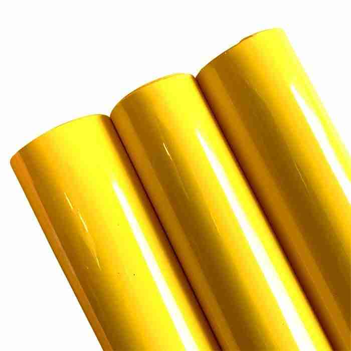 Tramo de Vinil Charol Amarillo