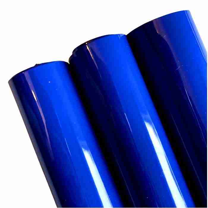 Tramo de Vinil Charol Azul Marino