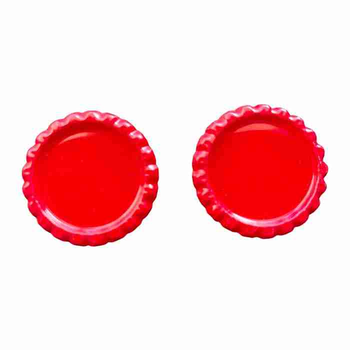 Tapita Metálica Roja