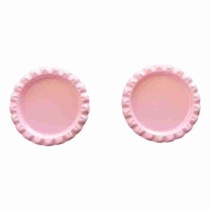 Tapita Metálica Rosa Bebé