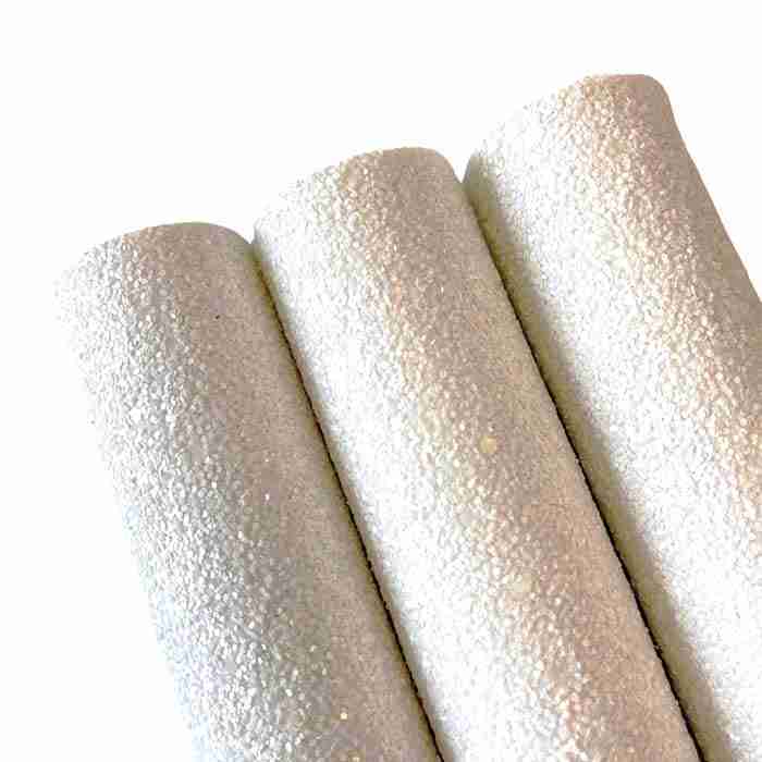 Tramo de Vinil Escarchado Blanco Puro