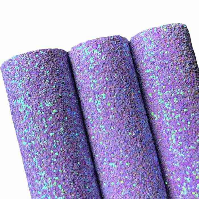 Tramo de Vinil Escarchado Lila Tornasol