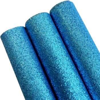 Tramo de Vinil Mini Glitter Turquesa