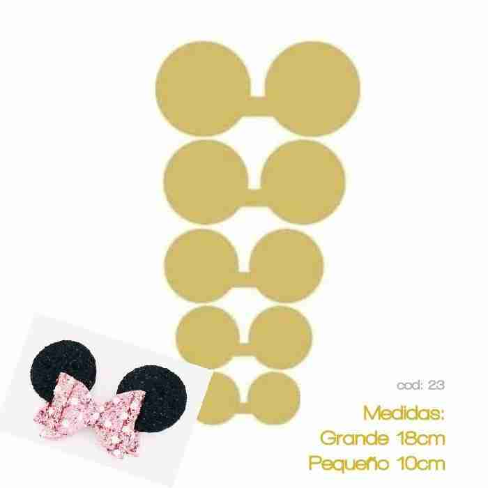 Molde MDF - Base Orejas de Disney