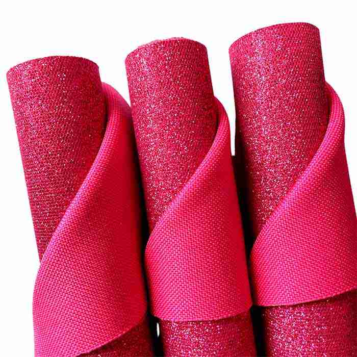 Tramo Vinil Doble Cara Mini Glitter - Lino Fresa