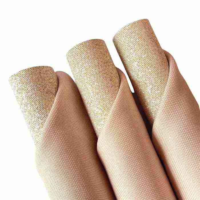 Tramo Vinil Doble Cara Mini Glitter - Lino Kaki