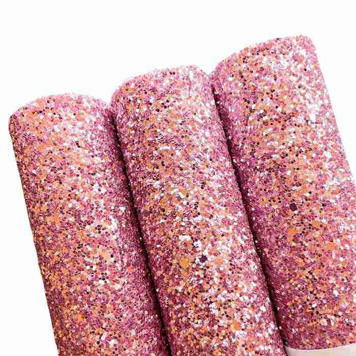 Tramo de Vinil Escarchado Lila Rosa